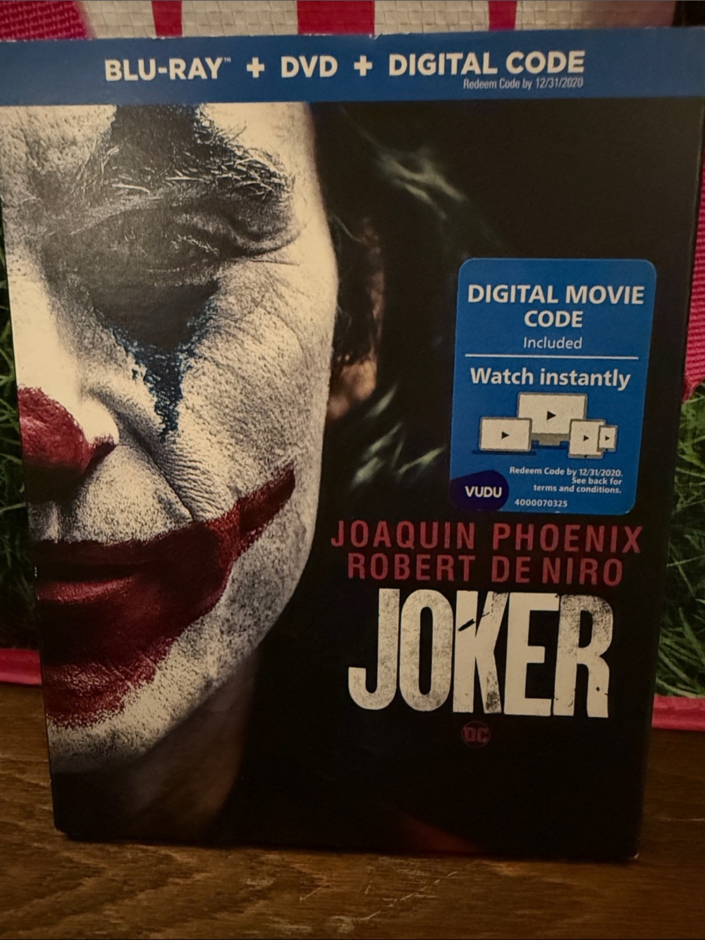 Joker Blu-ray + DVD + Digital Code (Joaquin Phoenix)